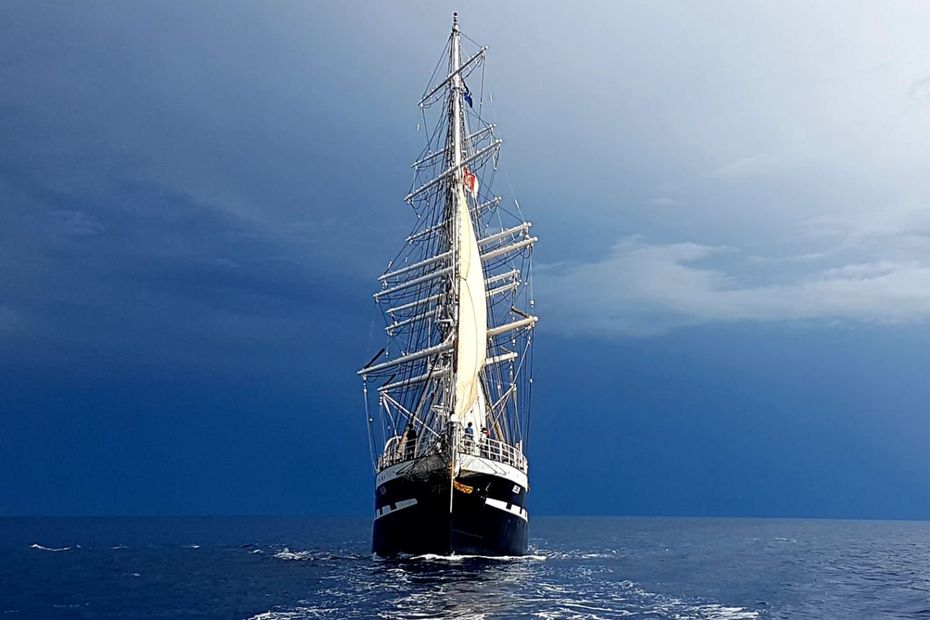 Die Belem überwintert in Cannes: Sie können sie bis zum 8. November besichtigen.
