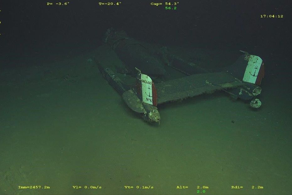 Französisches Flugzeug 60 Jahre nach seinem Verschwinden vor der Küste von Hyères gefunden.