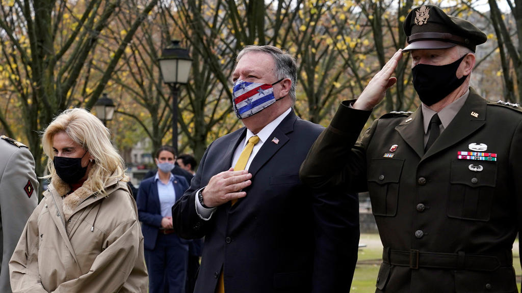 Im Élysée-Palast: Ein heikles Treffen zwischen Emmanuel Macron und dem Amerikaner Mike Pompeo