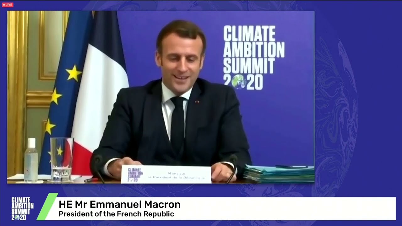 Emmanuel Macron begrüßt die Rückkehr der Vereinigten Staaten zum Pariser Abkommen