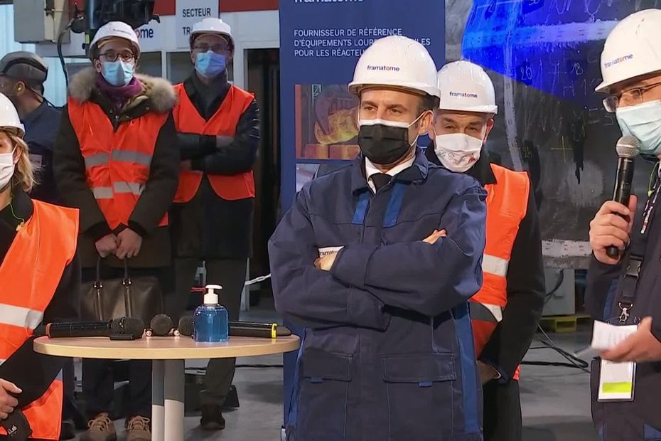 Le Creusot: Emmanuel Macron kündigt den Bau eines nuklearbetriebenen Flugzeugträgers an
