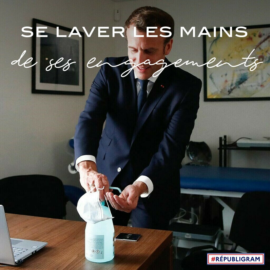 Emmanuel Macron erinnert auf Instagram an die Barrieregesten – die Internet-Nutzer machen sich lustig