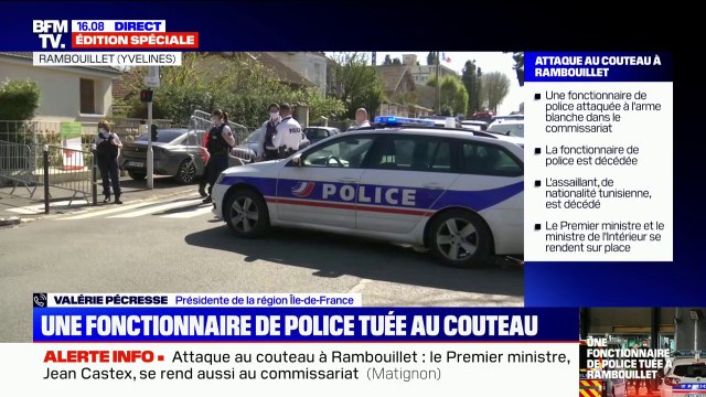 Messerattacke in Rambouillet: Polizistin getötet, mutmaßlicher Angreifer erschossen