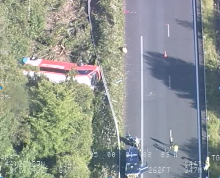 Schwerer Unfall auf der A62: Spektakuläres Bild aufgenommen vom Hubschrauber der Gendarmerie Nationale