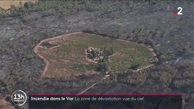Brände im Var: Die Schäden aus der Vogelperspektive