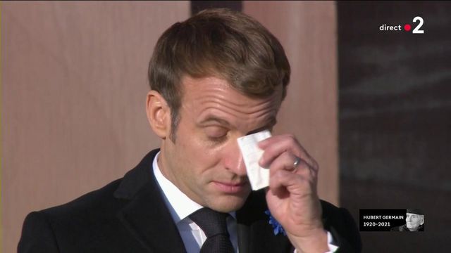 Beisetzung von Hubert Germain: Emmanuel Macrons Tränen während der letzten Ehrung des Freiheitskämpfers