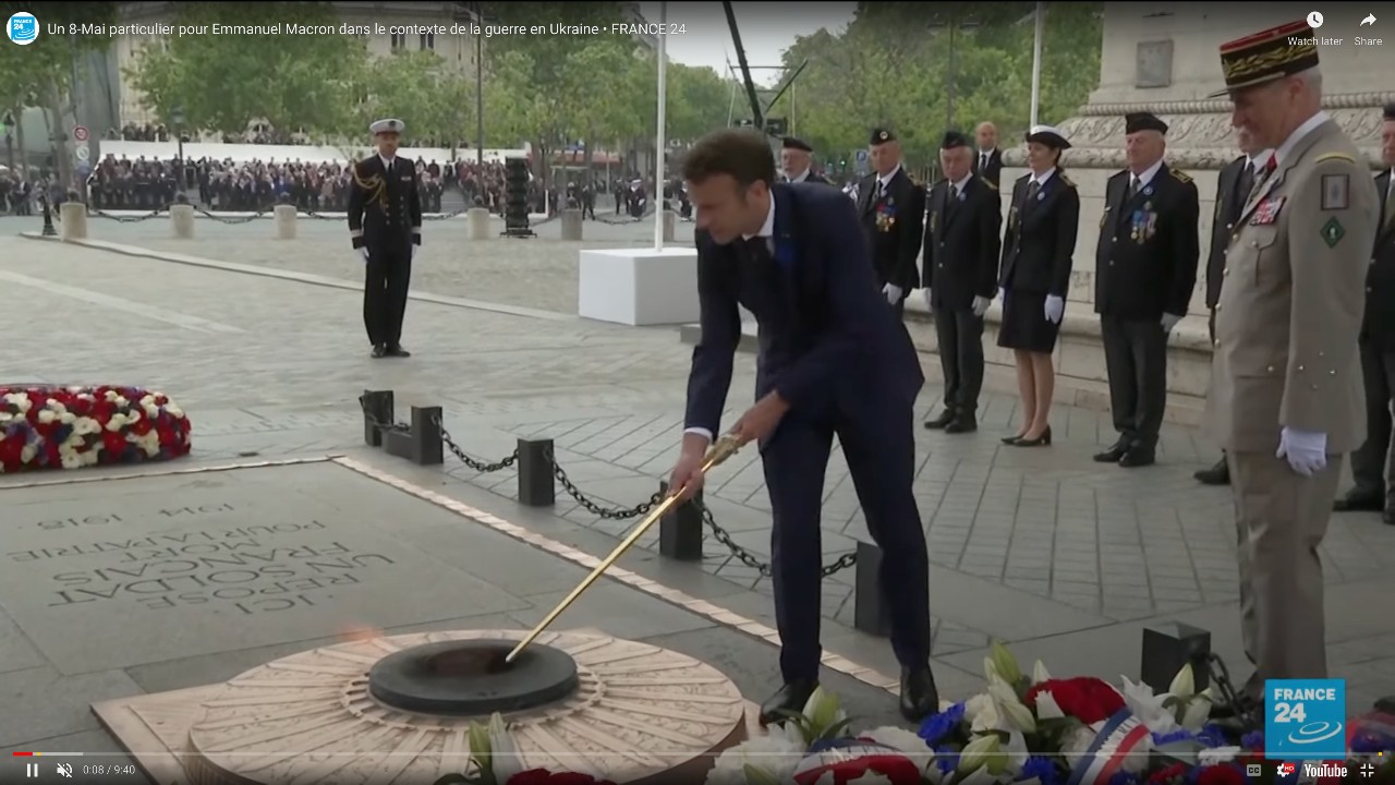 Ein besonderer 8. Mai für Emmanuel Macron vor dem Hintergrund des Krieges in der Ukraine