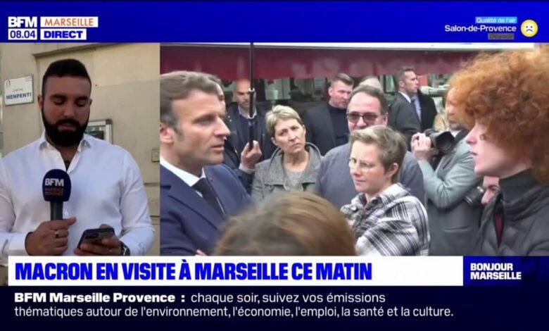 Emmanuel Macron und Bildungsminister Pap Ndiaye heute in Marseille erwartet