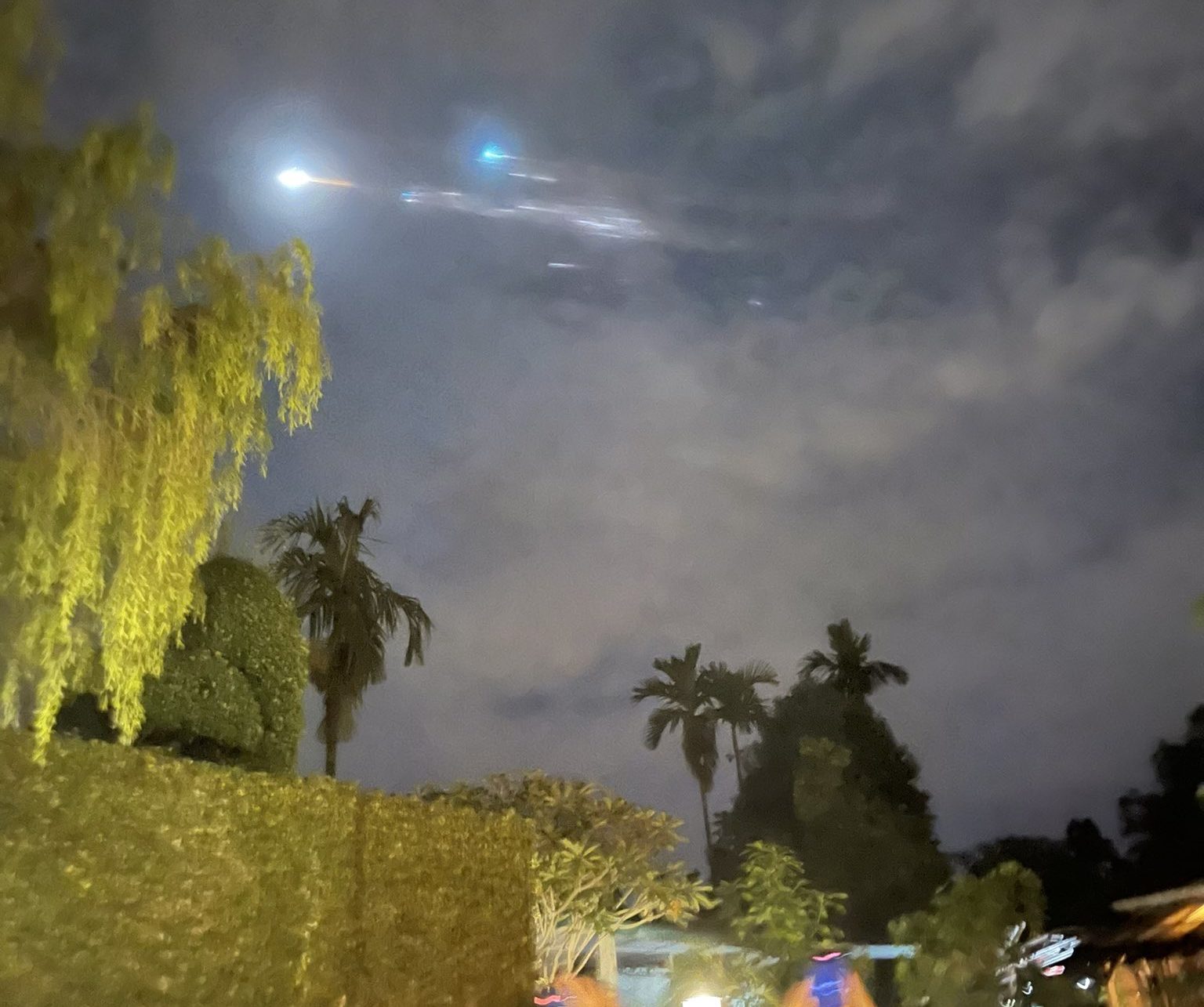 Chinesische Rakete: Die Trümmer schlugen am Samstagabend auf der Erde ein