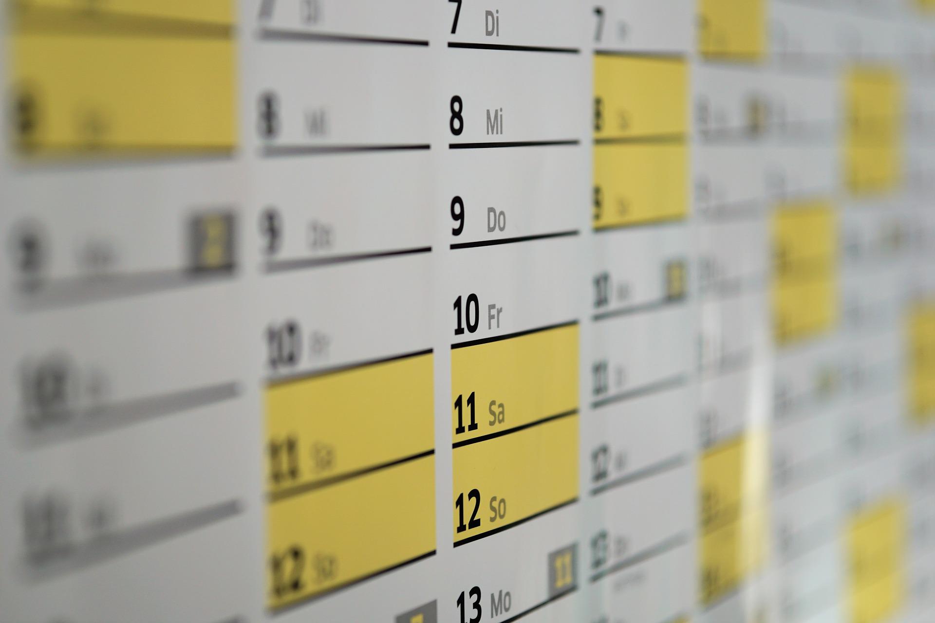 Was steht diese Woche in Frankreich auf dem Kalender?