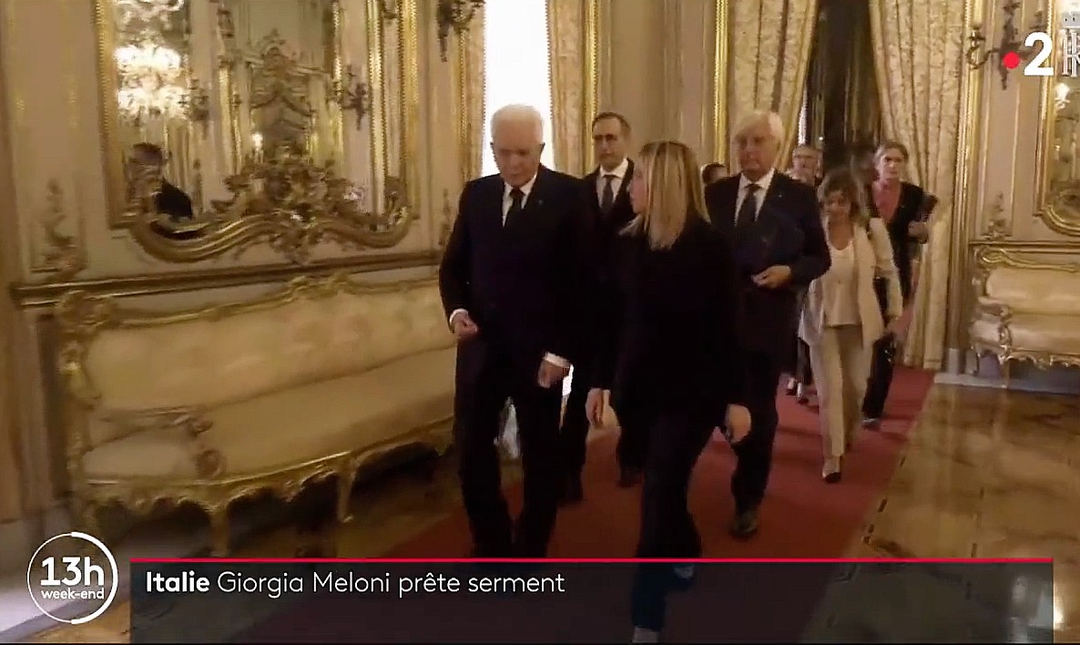 Neue Regierung in Italien: Giorgia Meloni als Ministerpräsidentin vereidigt