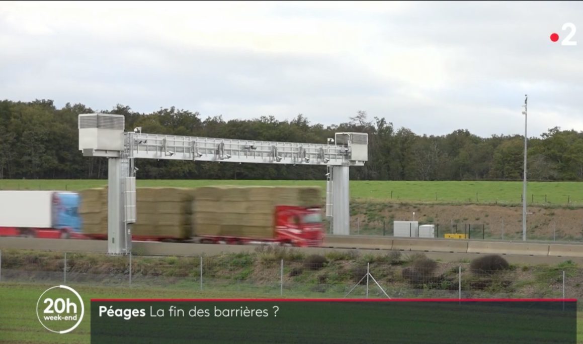 Neue Mautstellen für fließenden Verkehr auf französischen Autobahnen