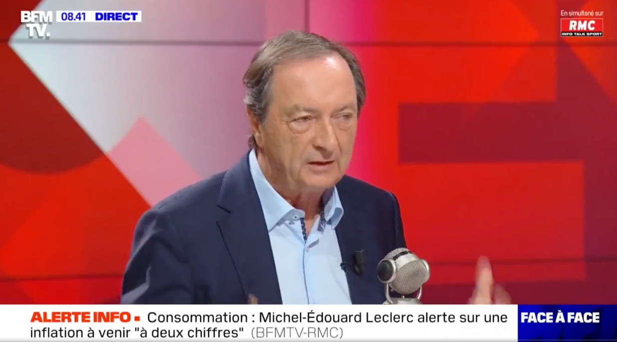 Michel-Edouard Leclerc: Frankreich steuert auf einen Inflations-Tsunami zu