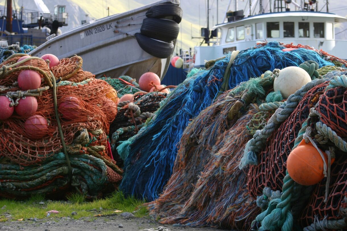 In Le Havre sollen biologisch abbaubare Fischernetze den Müll im Meer reduzieren