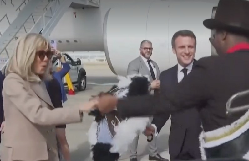 Wenn Brigitte Macron in New Orleans zu Jazzklängen tanzt