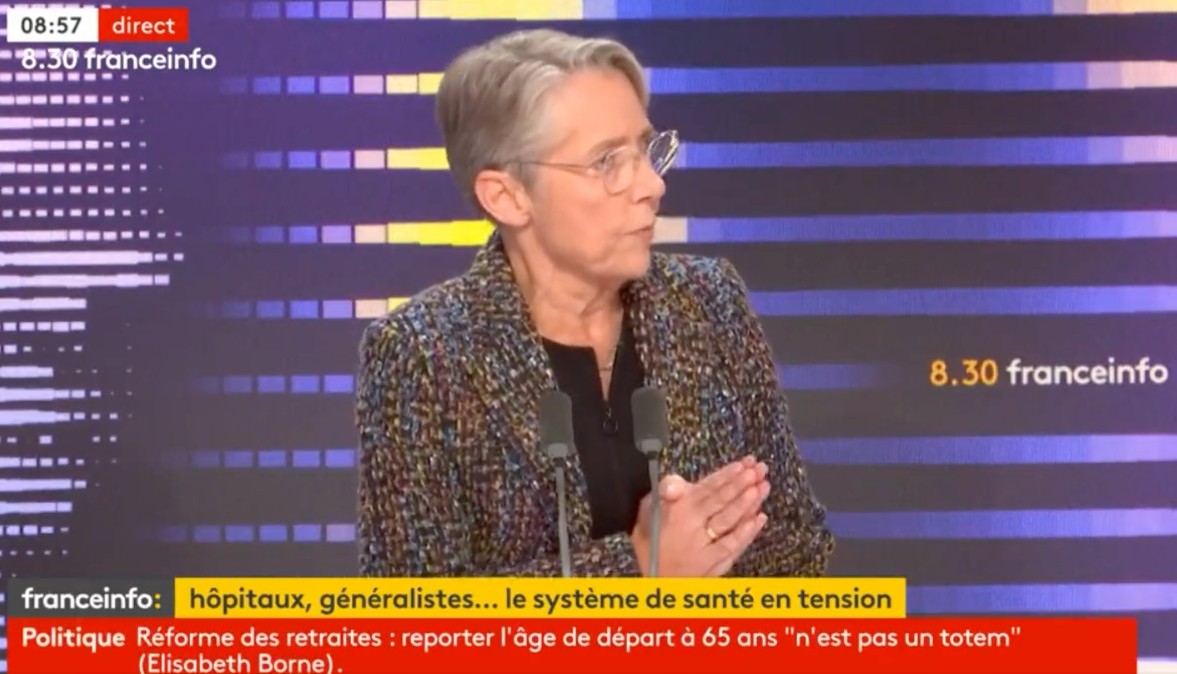Elisabeth Borne zum Ärztestreik: „Es ist nicht verantwortungsbewusst in einer Zeit der Feiertage zu streiken“