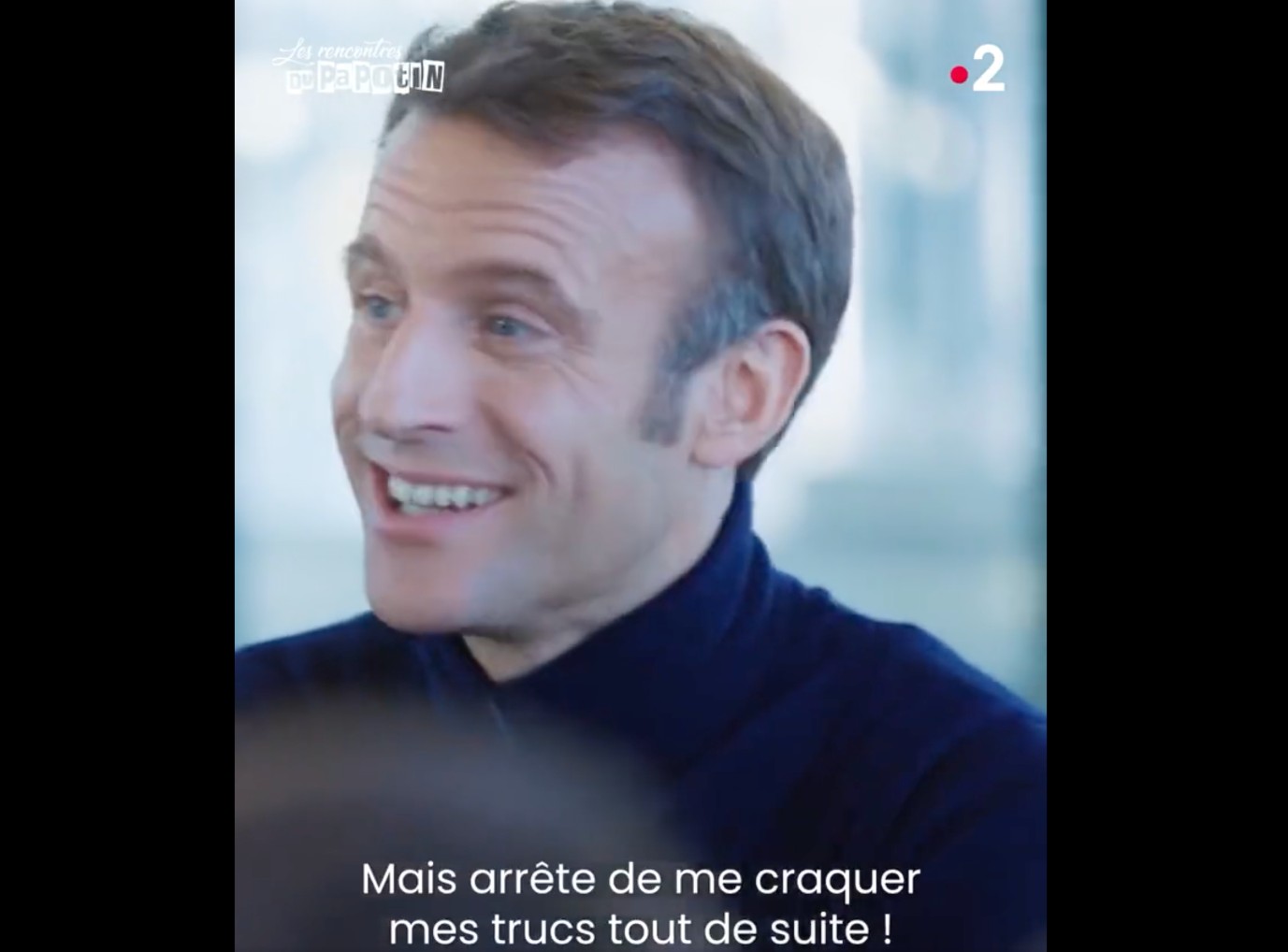 Emmanuel Macron in der Sendung „Rencontres du Papotin“ – Lachen und Emotionen