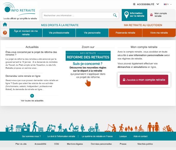 Rentenreform: Offizielle Website Info-Retraite.fr wegen zu vieler Anfragen offline