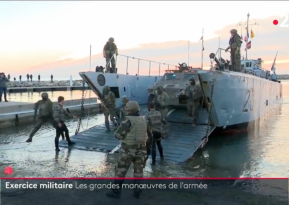 Französische Armee: Machtdemonstration bei einer Landungsübung im Departement Hérault