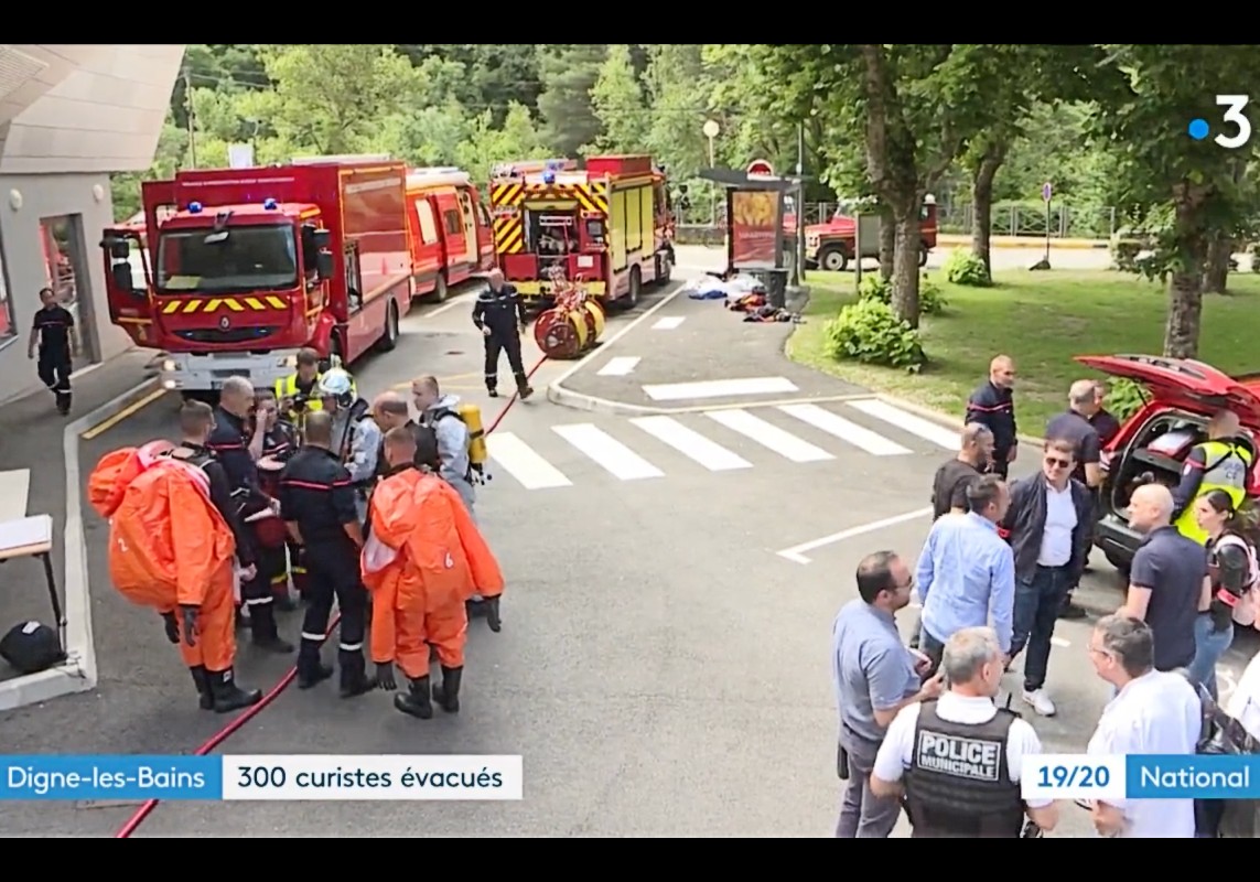 300 Kurgäste aus einem Thermalbad in Digne-les-Bains evakuiert