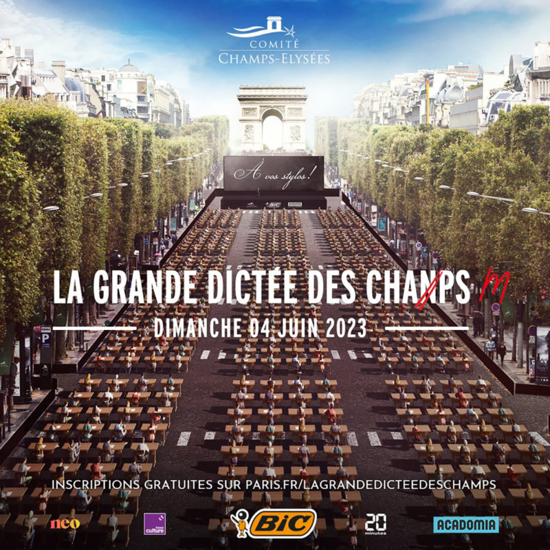 Paris: Auf den Champs-Élysées fand das größte Diktat der Welt statt.