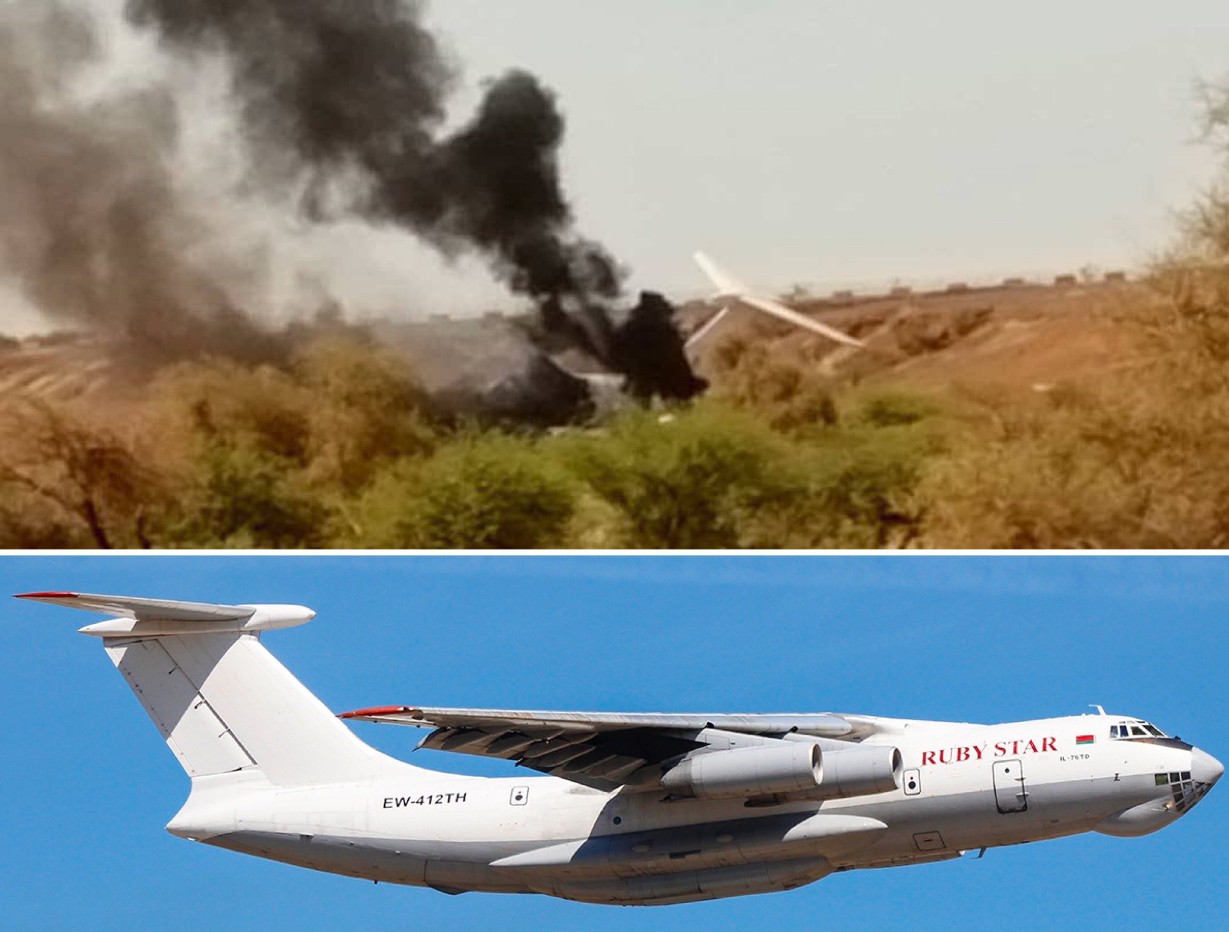 Absturzes eines Militärflugzeugs der Wagner-Gruppe bei der Landung in Mali fordert über100 Menschenleben