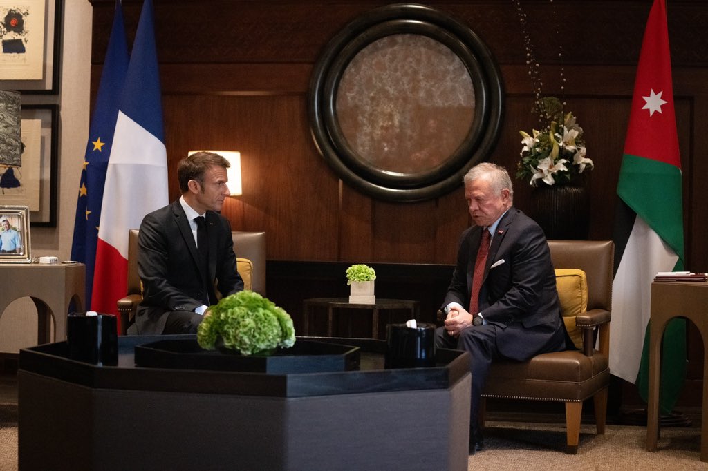 Emmanuel-Macron_Abdullah-II-bin al-Hussein