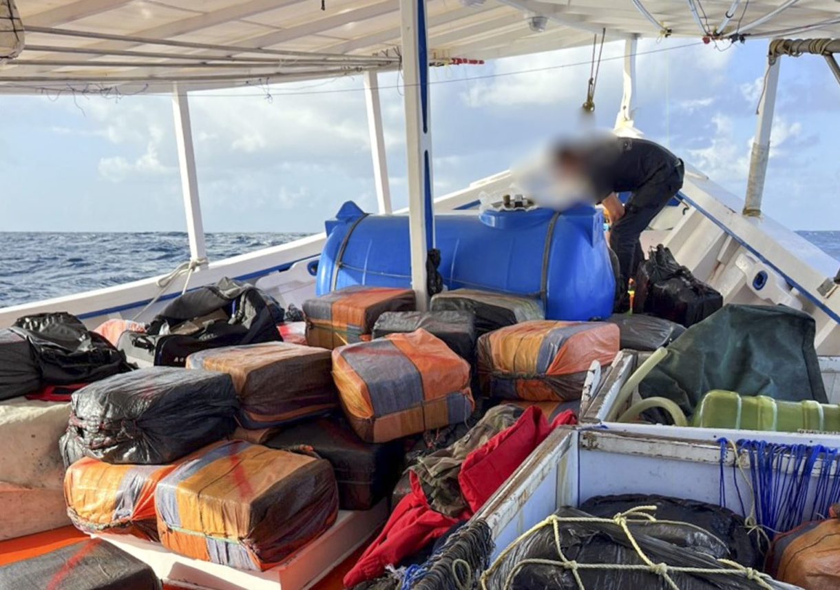 3.5 Tonnen Kokain von der französischen Marine in der Karibik beschlagnahmt