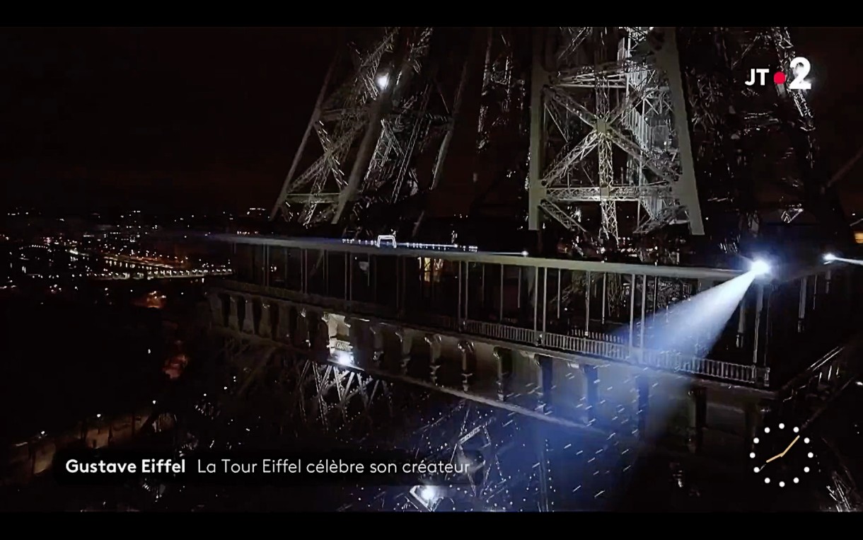 Todestag von Gustave Eiffel: Ton- und Lichtshow am Eiffelturm in den sozialen Netzwerken