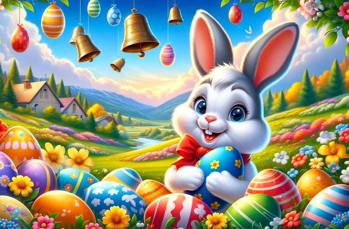 Hoppelt der Osterhase eigentlich auch in Frankreich?