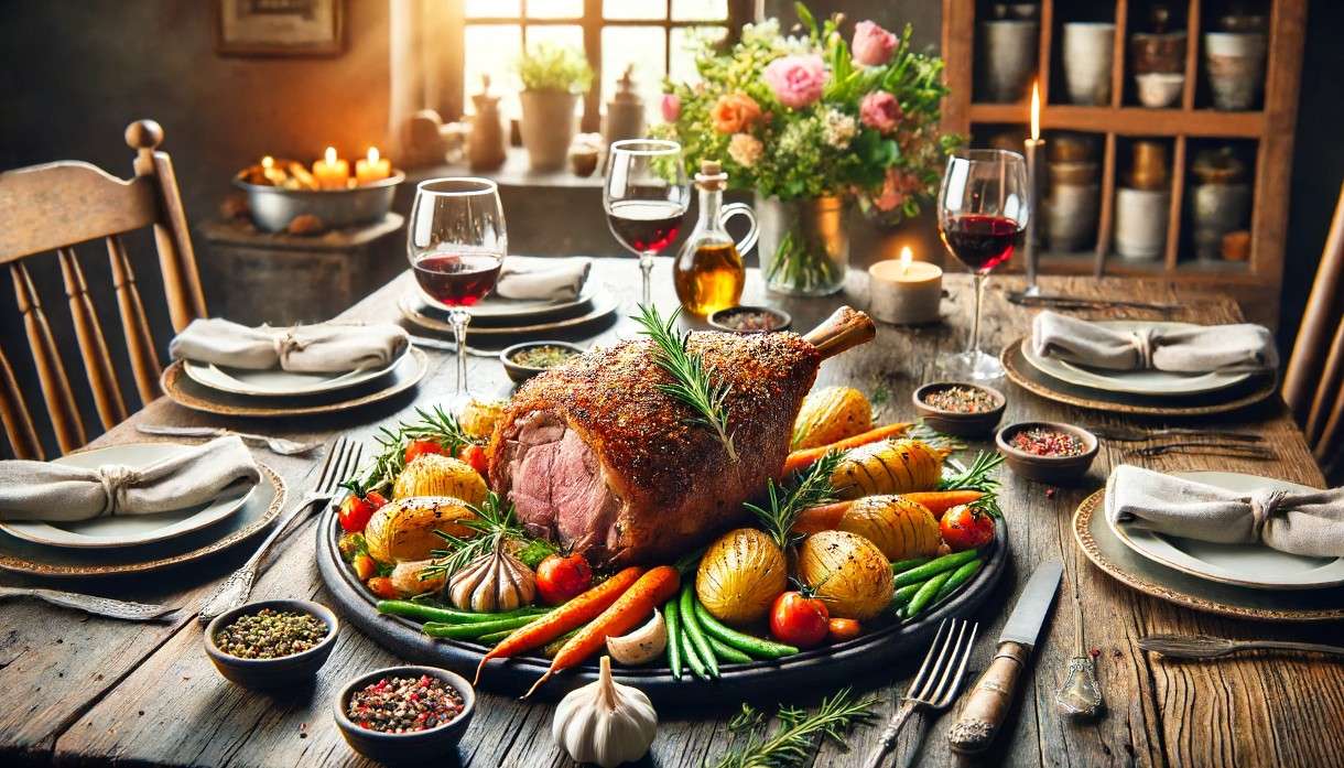 Rezept des Tages: Traditionelles Agneau Pascal (Osterlamm) für 4 Personen