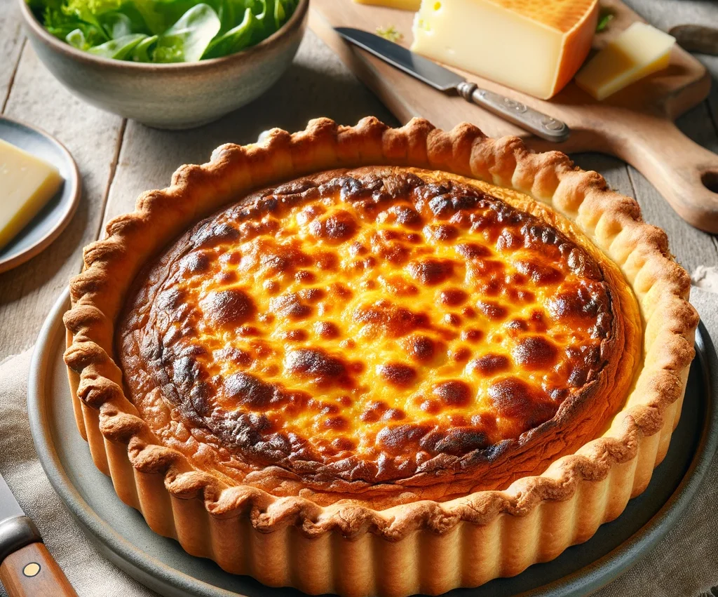 Tarte au Maroilles: Traditionelle Käsetarte aus Nordfrankreich
