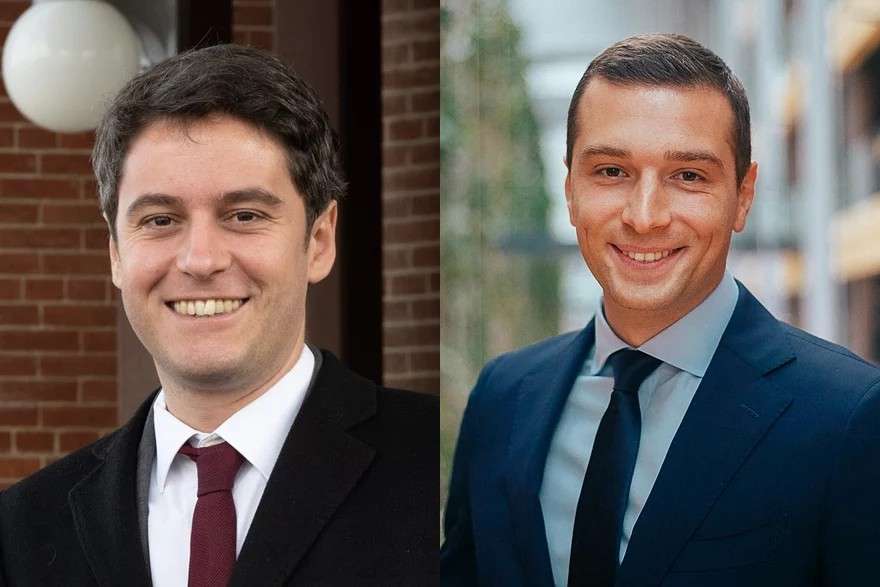 Schlagabtausch vor den Europawahlen 2024: Gabriel Attal gegen Jordan Bardella