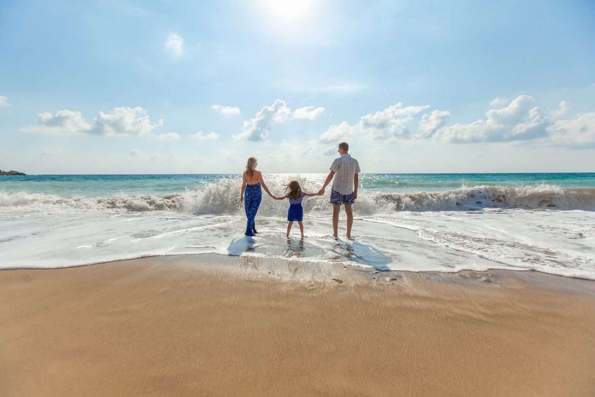 Strand_Familie