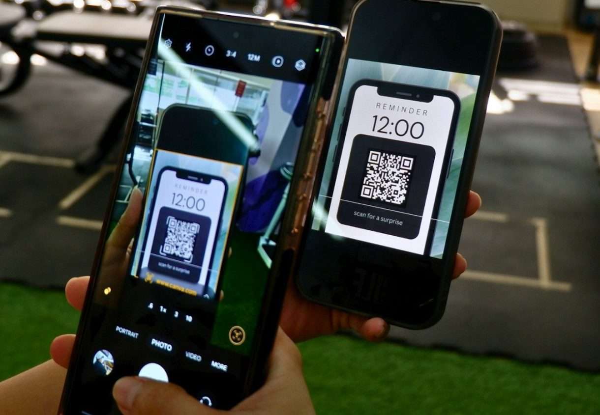 QR-Codes als Eintrittskarte zu bestimmten Ortsteilen in Paris
