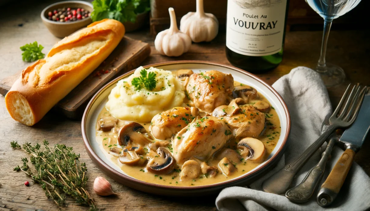 Poulet au Vouvray: Ein kulinarisches Meisterwerk aus dem Herzen Frankreichs