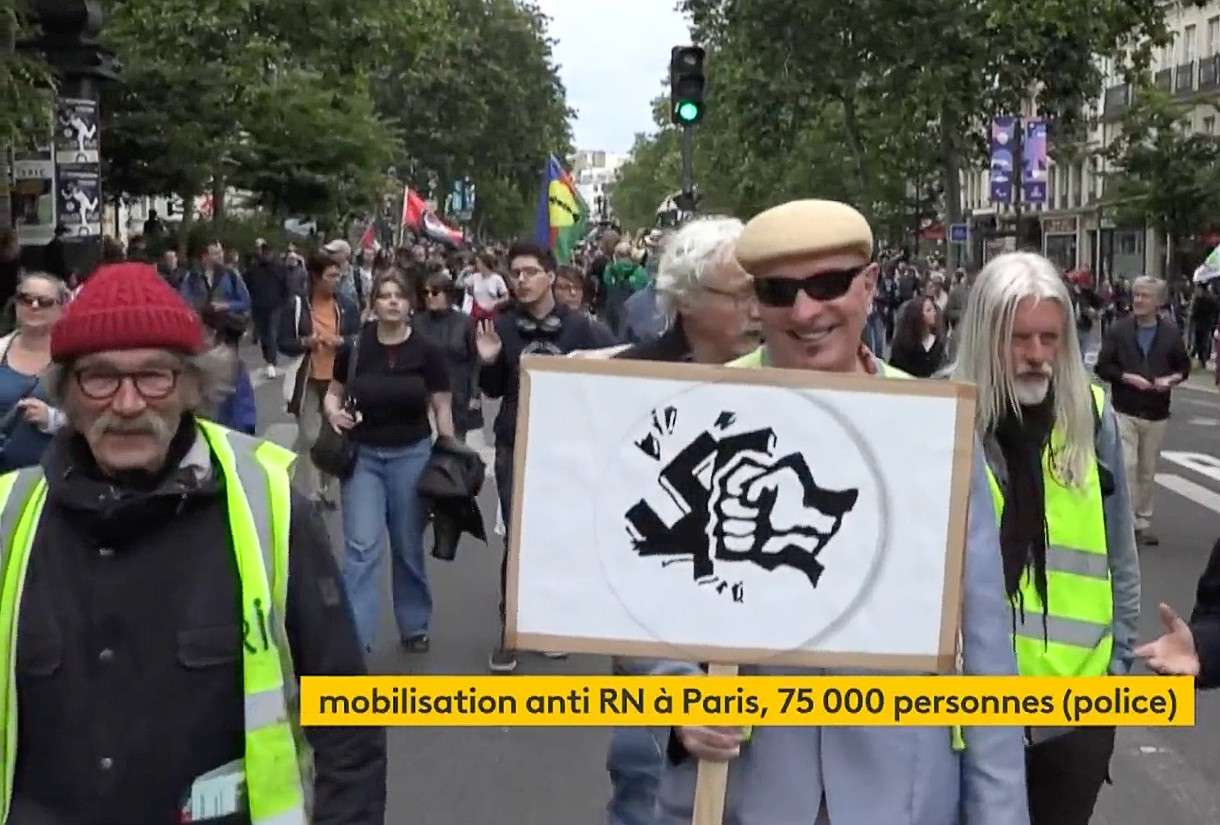 75.000 Stimmen gegen die Extreme Rechte: Paris setzt ein Zeichen