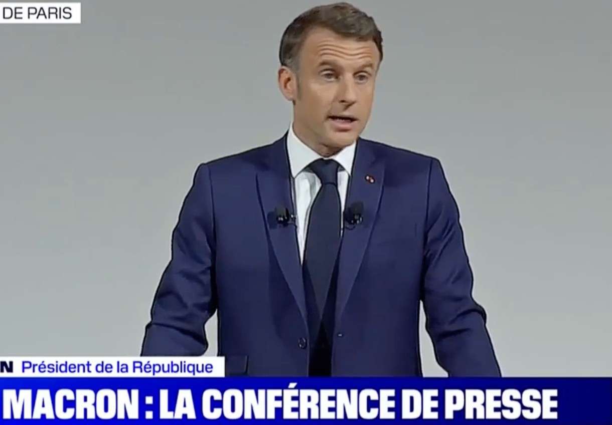 Macron: Erste Pressekonferenz nach der Auflösung der Nationalversammlung