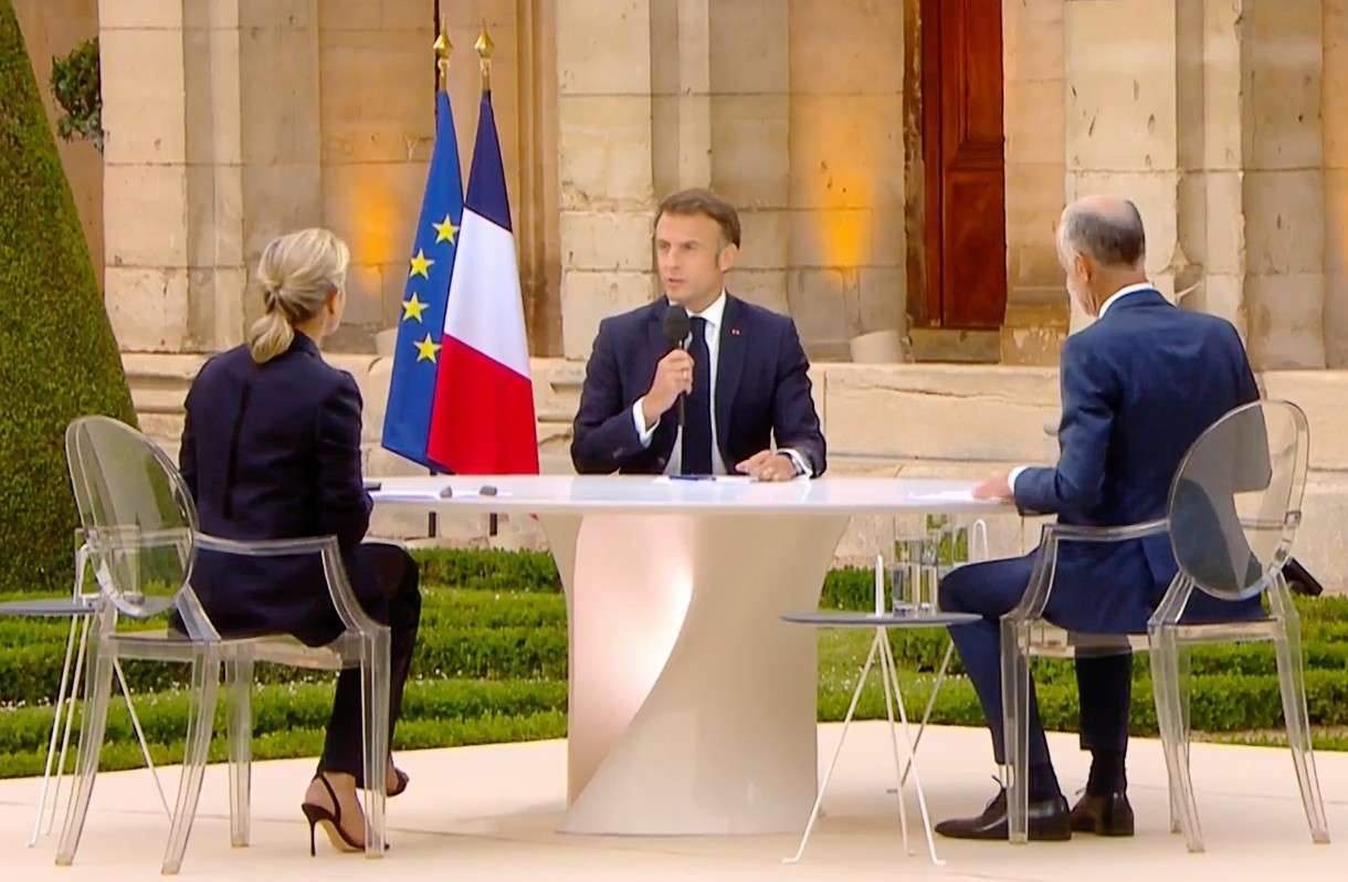 Macron im Interview: Mirage-Kampfflugzeuge für die Ukraine, Gaza und die Europawahl
