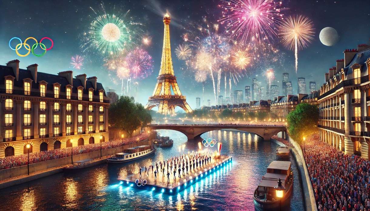 Eröffnungszeremonie_Seine_Illustration