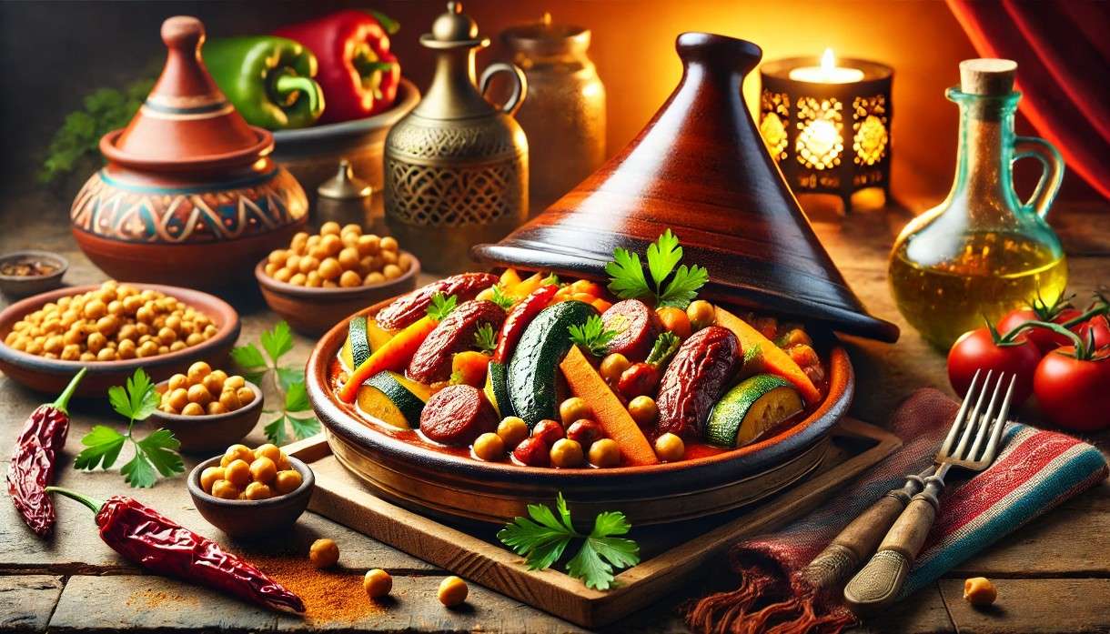 Einfluss des Maghreb auf die Küche zwischen Nizza und Marseille: Merguez Tajine