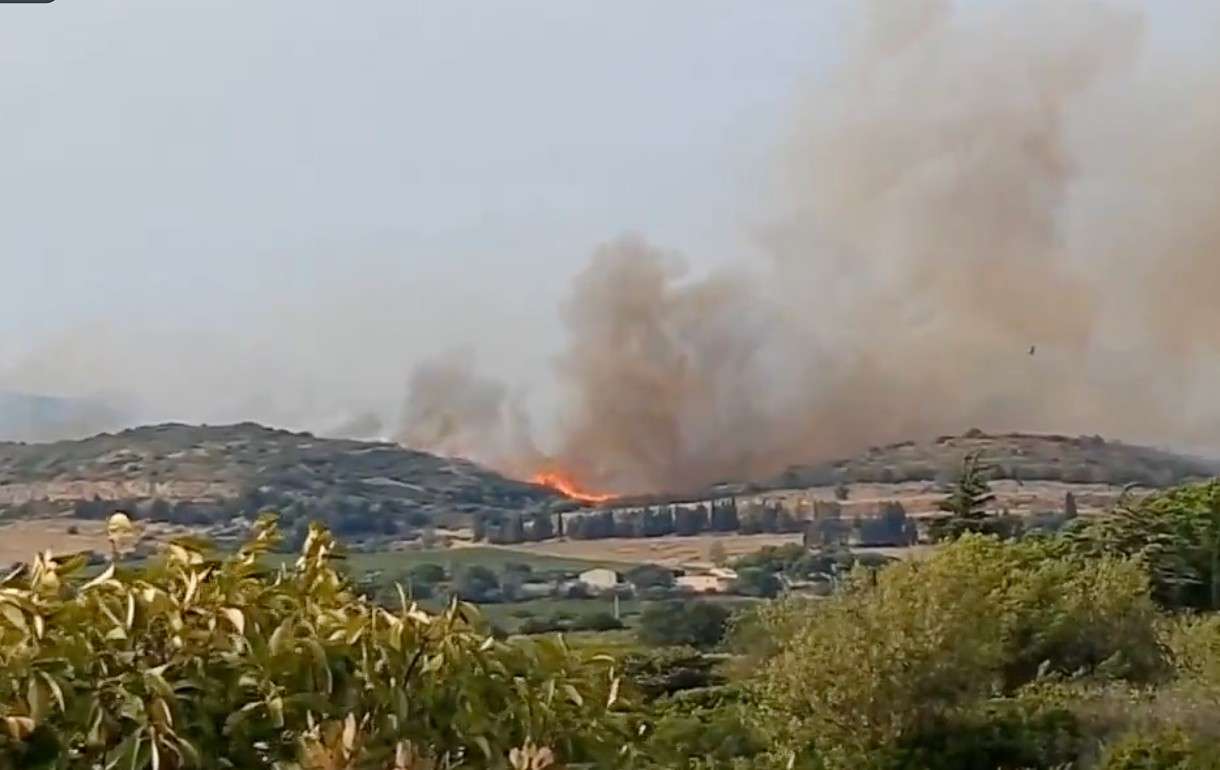 Waldbrand im Hérault: Mehr als 300 Hektar in Flammen – Über 500 Feuerwehrleute im Einsatz