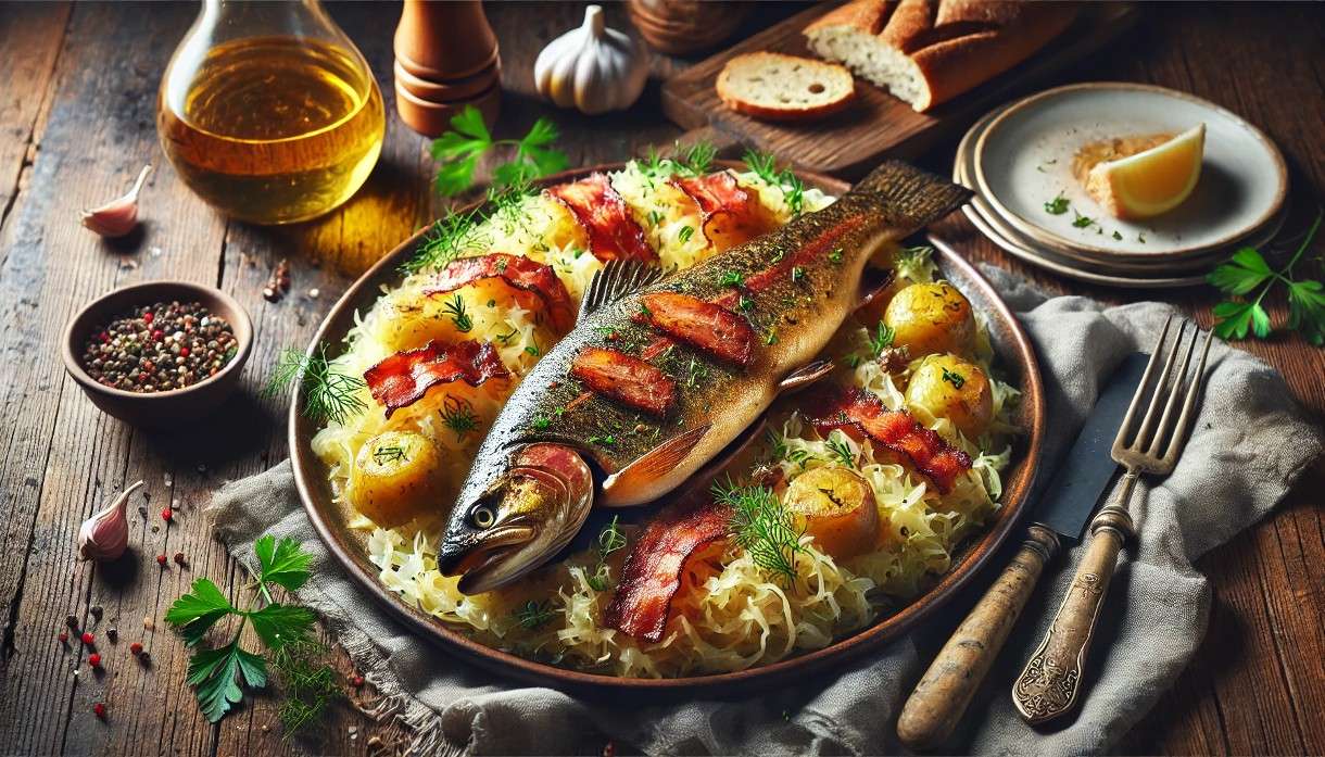 Truite_sur_Choucroute