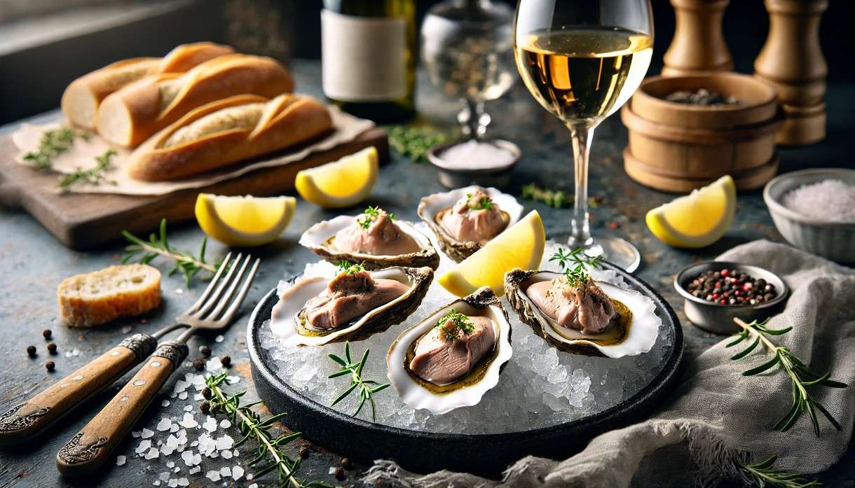 Austern mit Foie Gras: Eine luxuriöse Fusion der französischen Kulinarik
