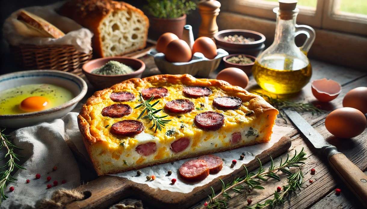 Frittata-mit-Figatellu-und-Brocciu