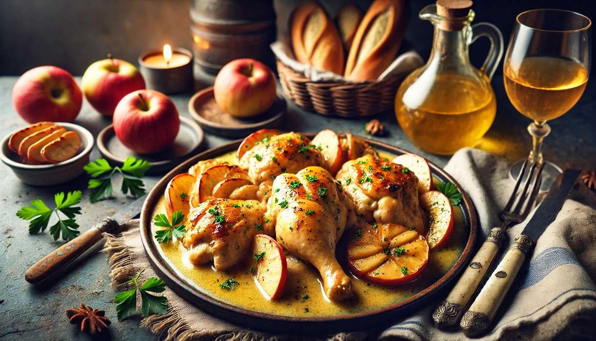 Poulet-au-Cidre