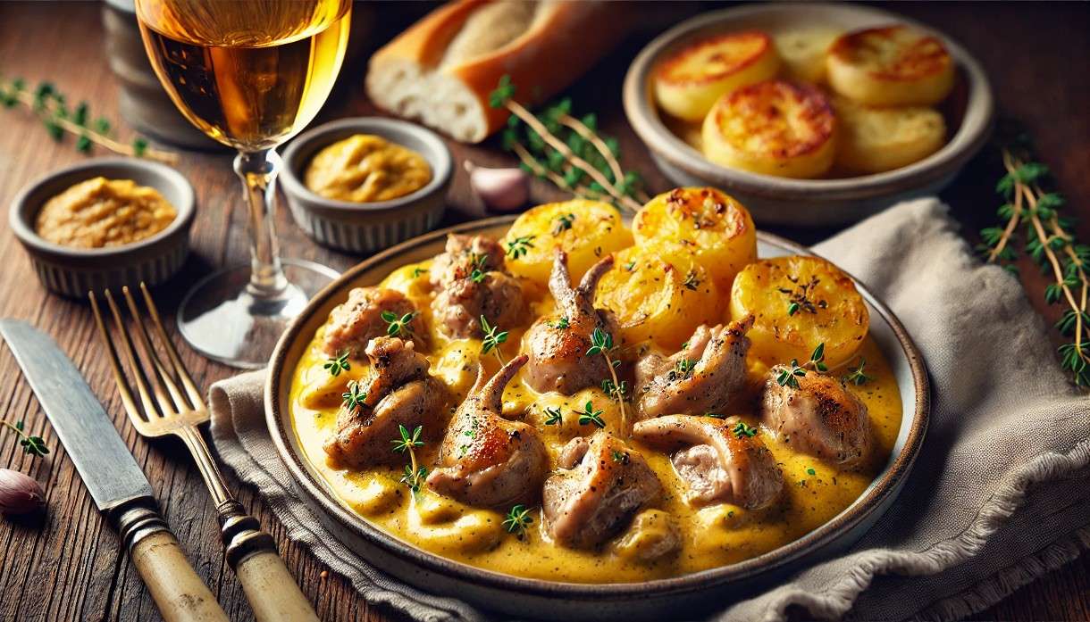 Lapin à la Moutarde – Ein kulinarisches Meisterwerk aus Frankreich
