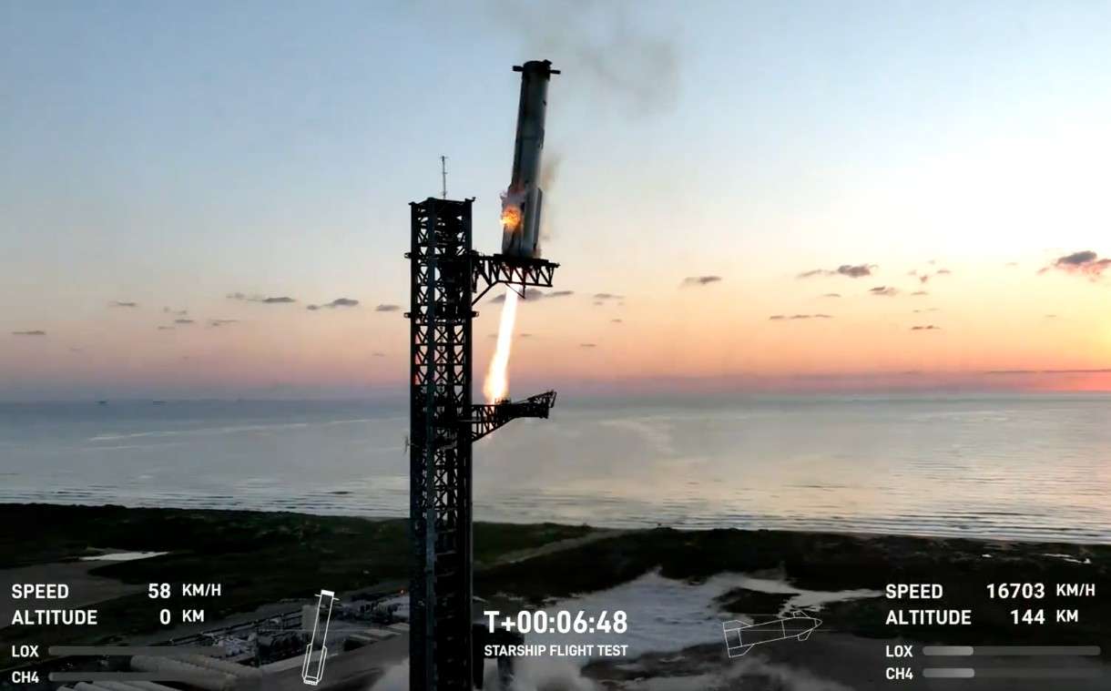 SpaceX: Historische Leistung – Erster erfolgreicher Flug mit Rückholung der Starship-Trägerrakete