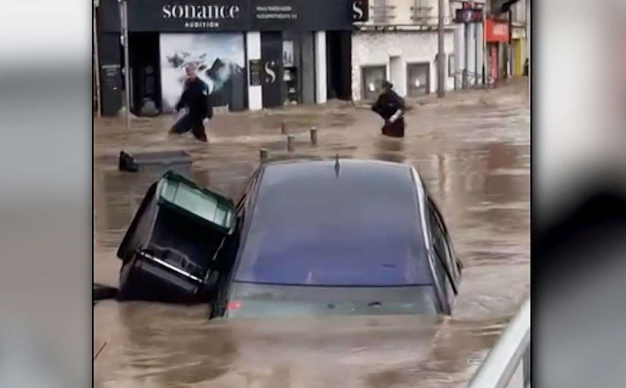 Schwere Überschwemmungen in Rive-de-Gier und Givors: Ein Nachmittag des Schreckens