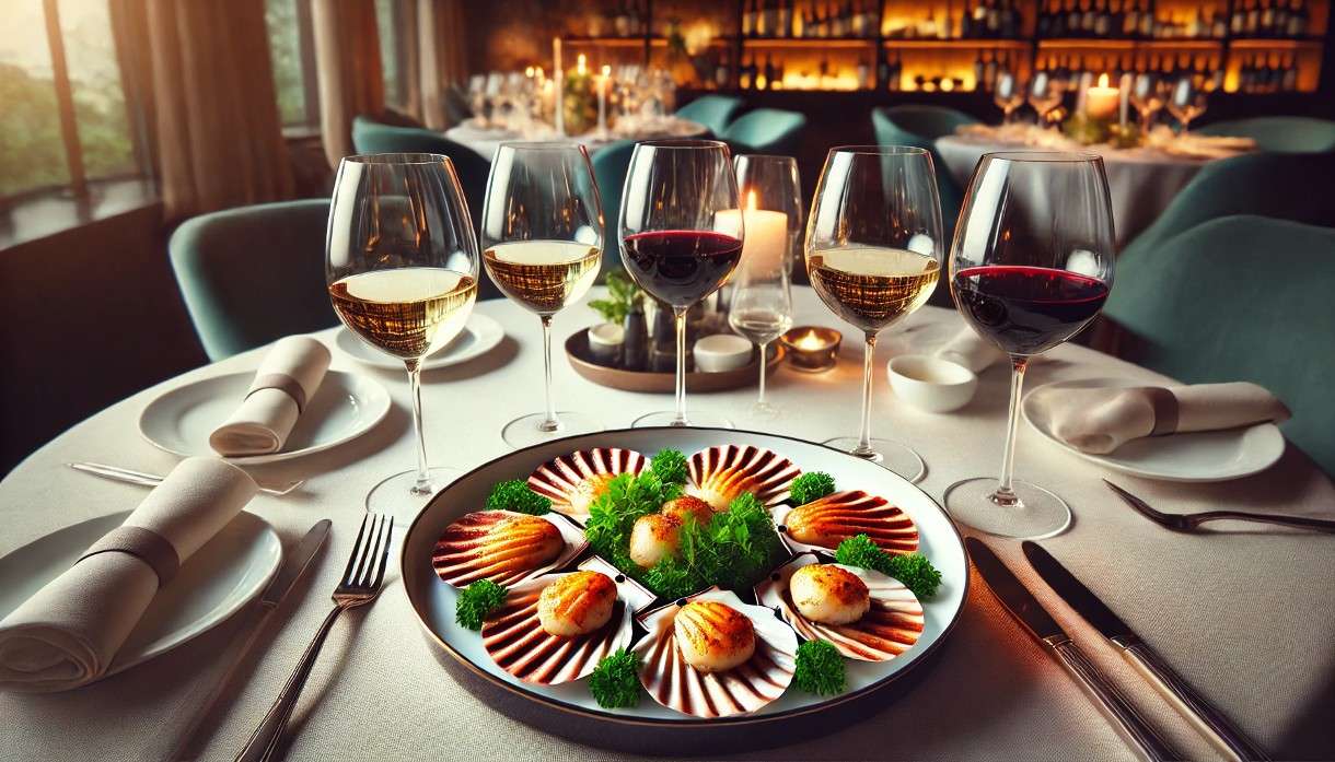 Weiss oder Rot – welchen Wein kann man zu Coquille de Saint-Jacques servieren?
